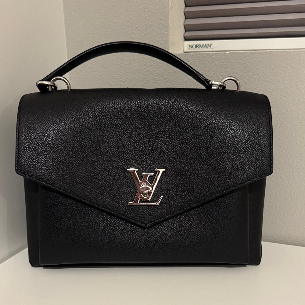 Louis Vuitton Black Satchel with Silver Accents - Picture 1 of 13
